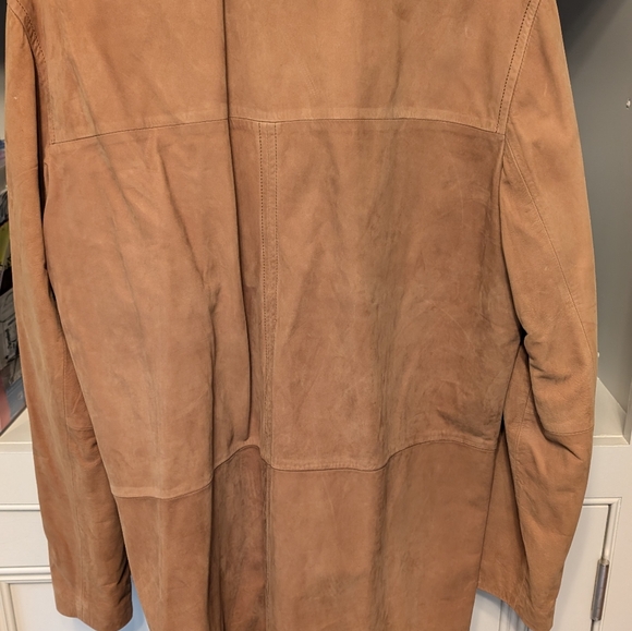NWOT's Zegna Sport men's suede XXL light weight, gorgeous  suede and stitching - Picture 12 of 13